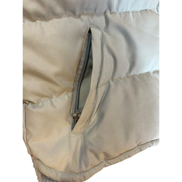 ABERCROMBIE & FITCH Vintage Two Tone Blue Retro Goose Down Puffer Vest MEDIUM - Picture 6 of 8